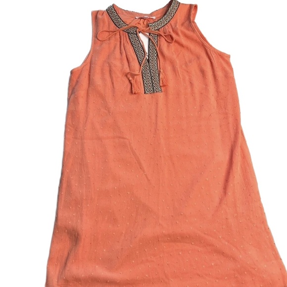 Dr2 by Daniel Rainn Shift Summer Dress - Size Small - Tawny Orange EUC - Picture 2 of 12